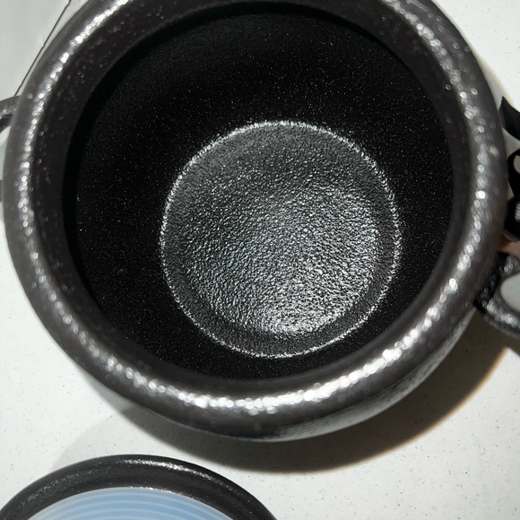 Rae Dunn Beware Halloween Potion Sugar Bowl Broom Spoon Canister Cauldron - Picture 9 of 10